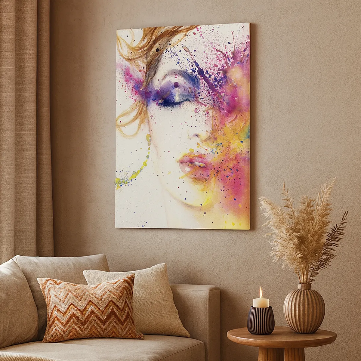 Vászonkép - Szivárványszédülés - 70x100 cm