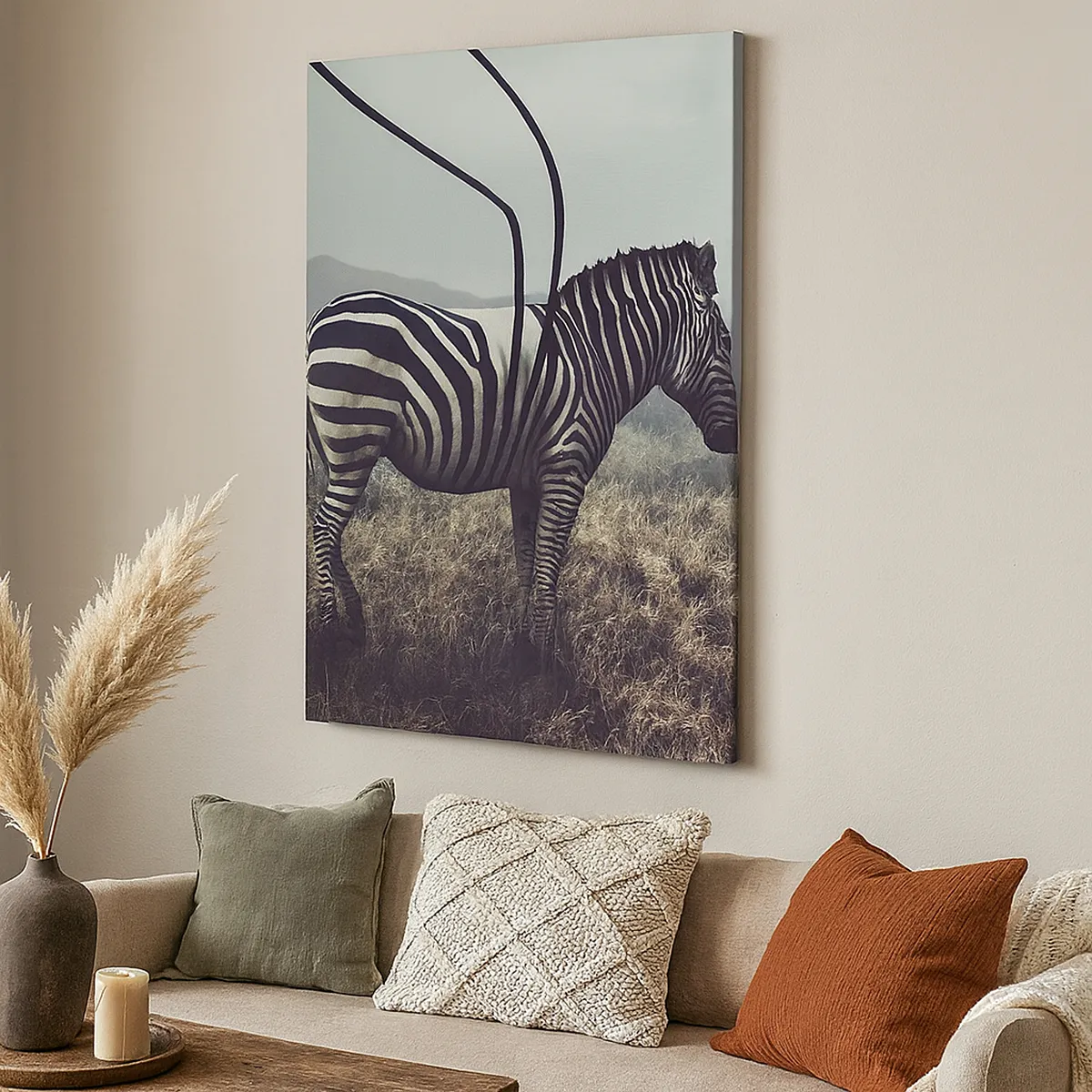 Tablou pe pânză - Atenție! Defecțiune - 55x100 cm