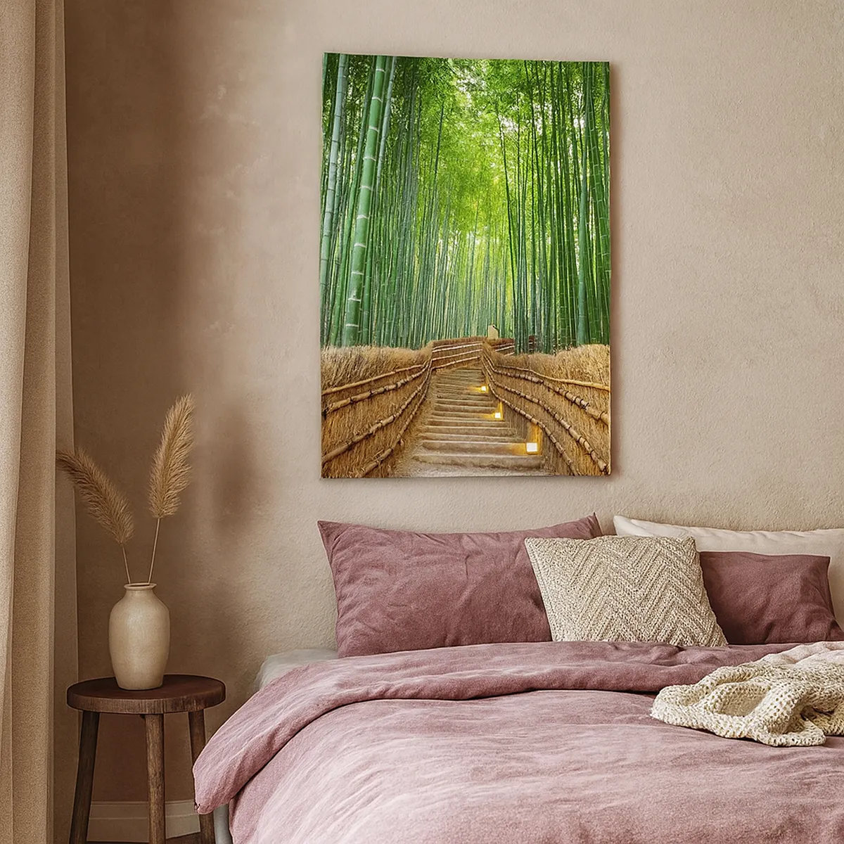 Schilderen op canvas - De essentie van de aziatische natuur - 55x100 cm