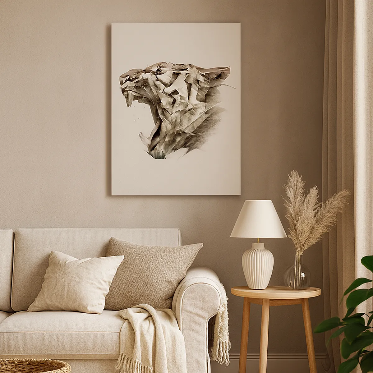 Vászonkép - Már tudod, ki a főnök - 45x80 cm