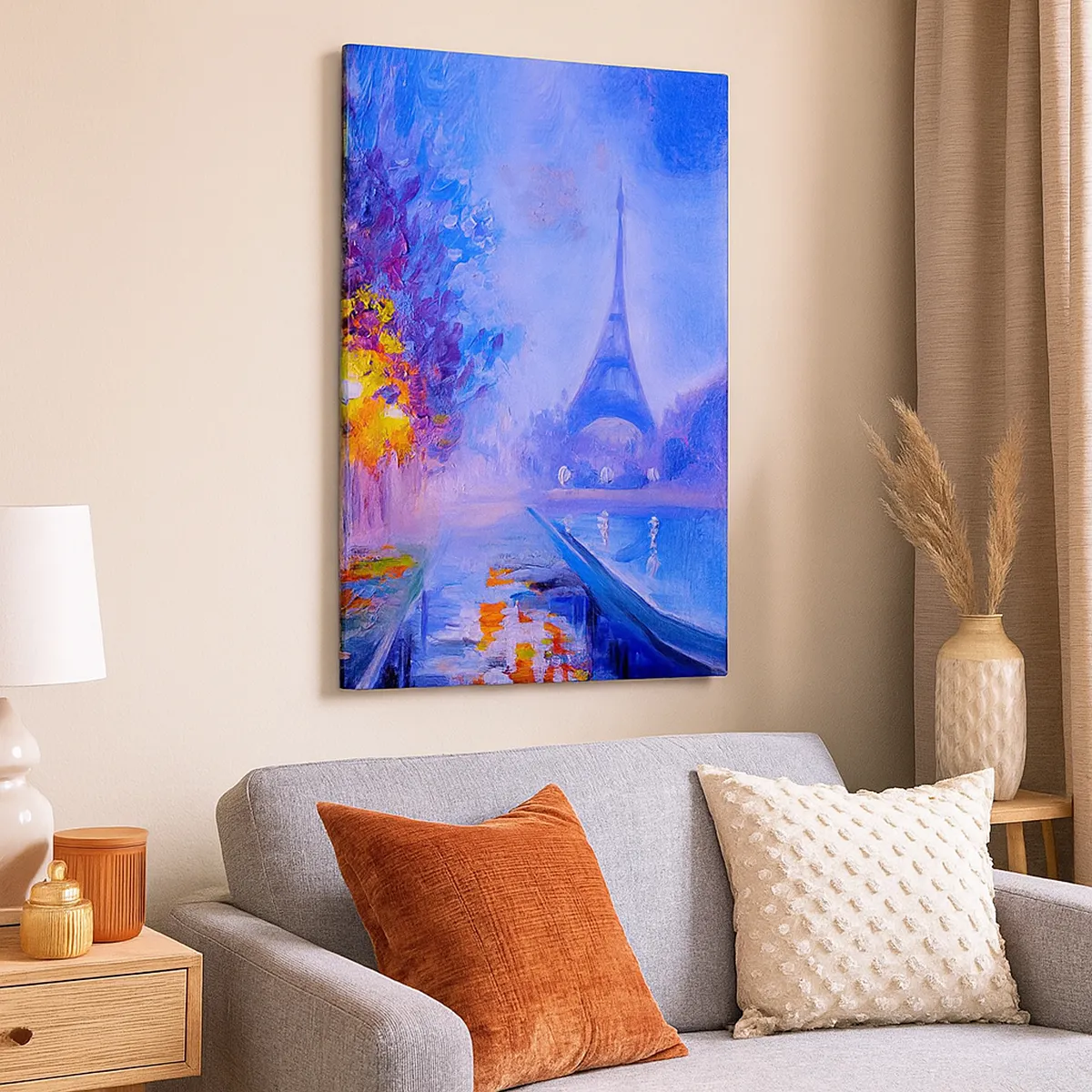 Schilderen op canvas - Een droomwandeling - 80x120 cm