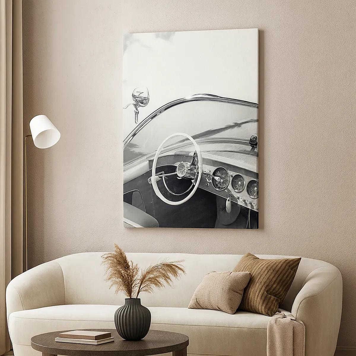 Impression sur toile - Image sur toile - Temps pour riche - 45x80 cm