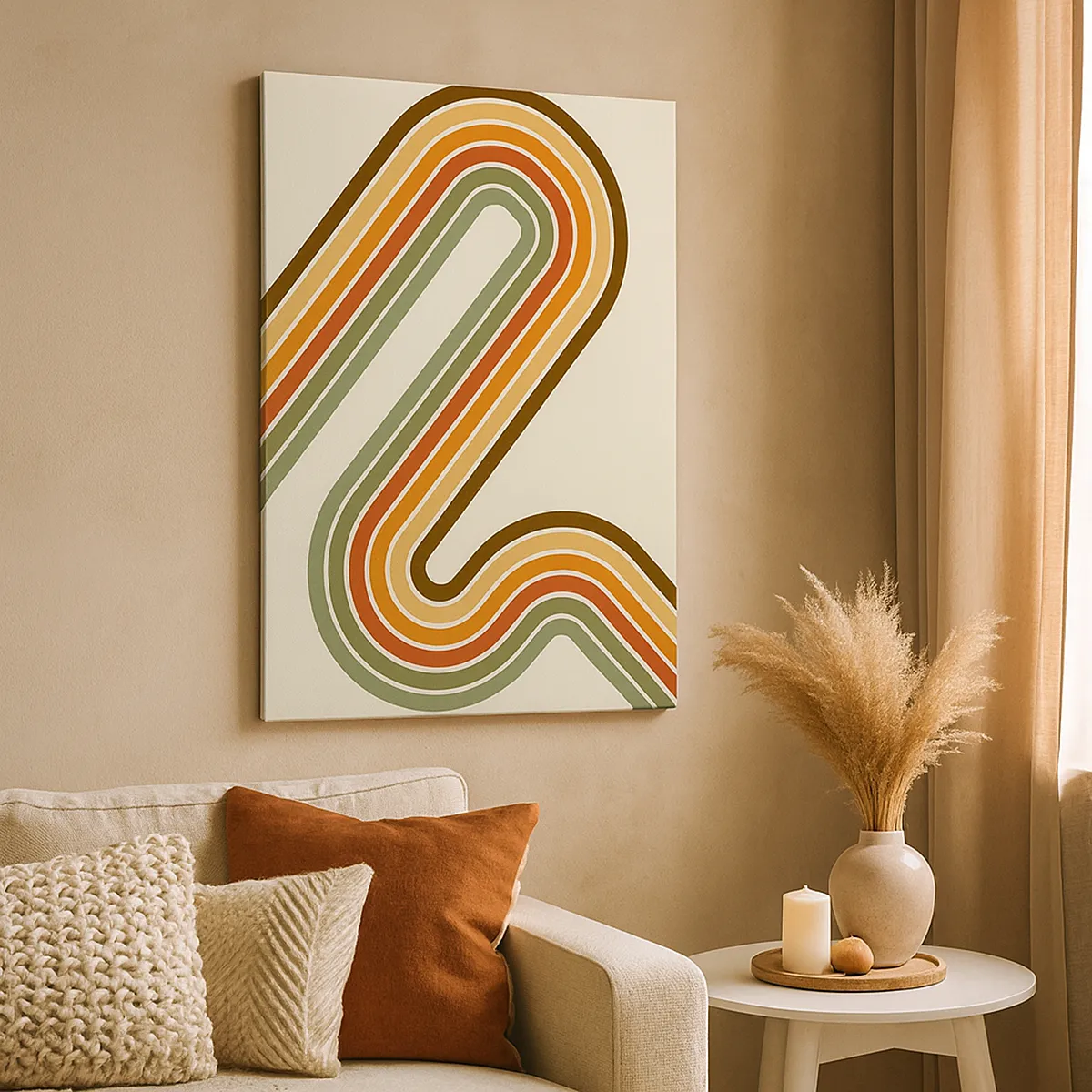 Vászonkép - Cikkcakkban a célba - 80x120 cm