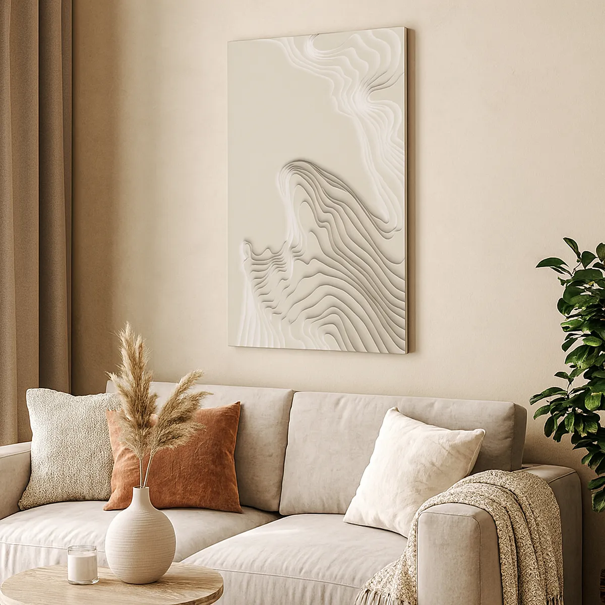 Obraz na plátně - Topografie umění - 45x80 cm