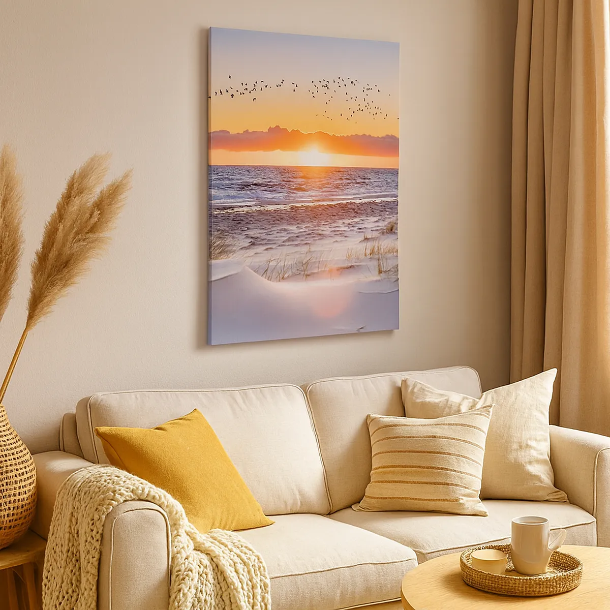 Schilderen op canvas - Horizontaal landschap - 45x80 cm