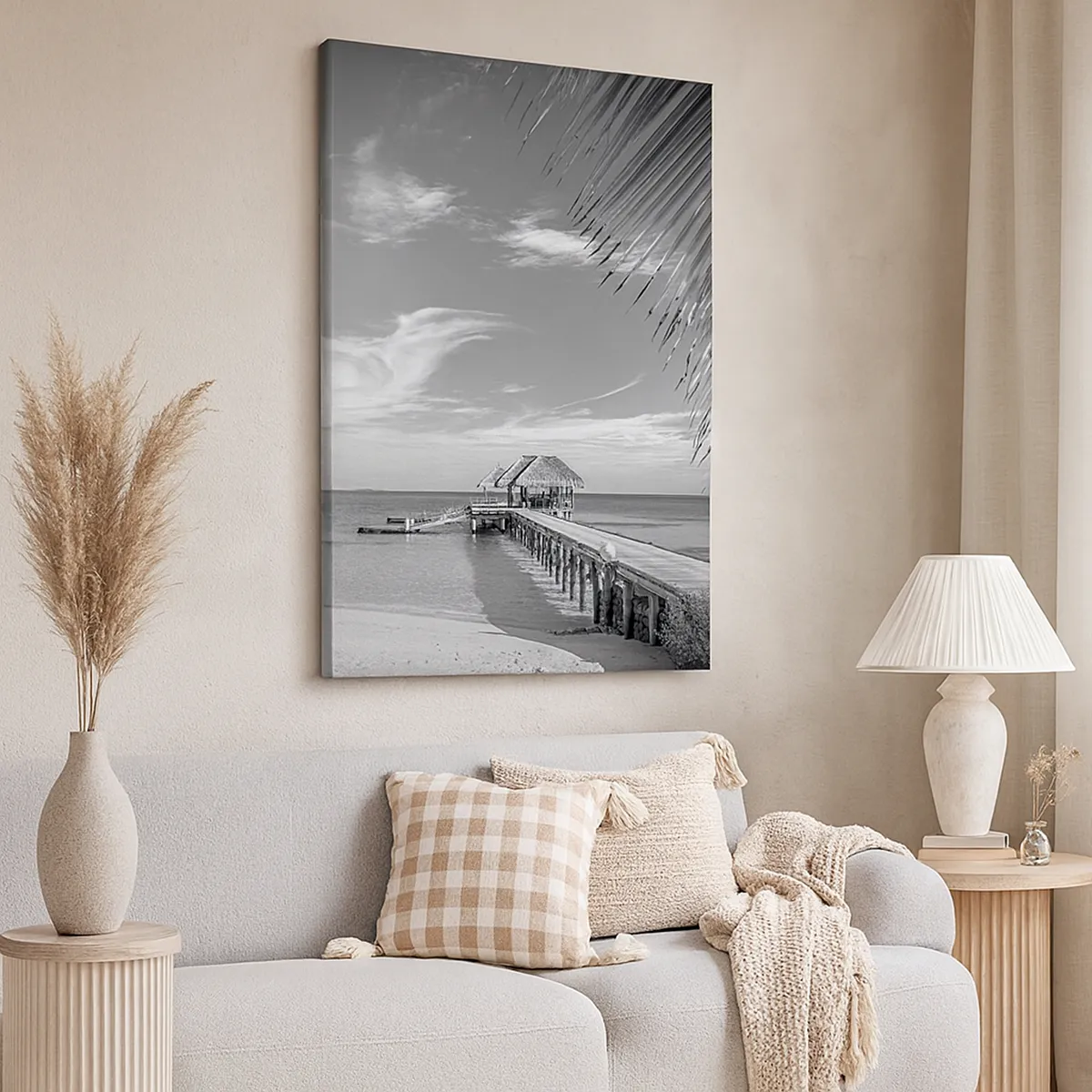 Bild auf Leinwand - Leinwandbild - Erinnerung oder Traum? - 45x80 cm