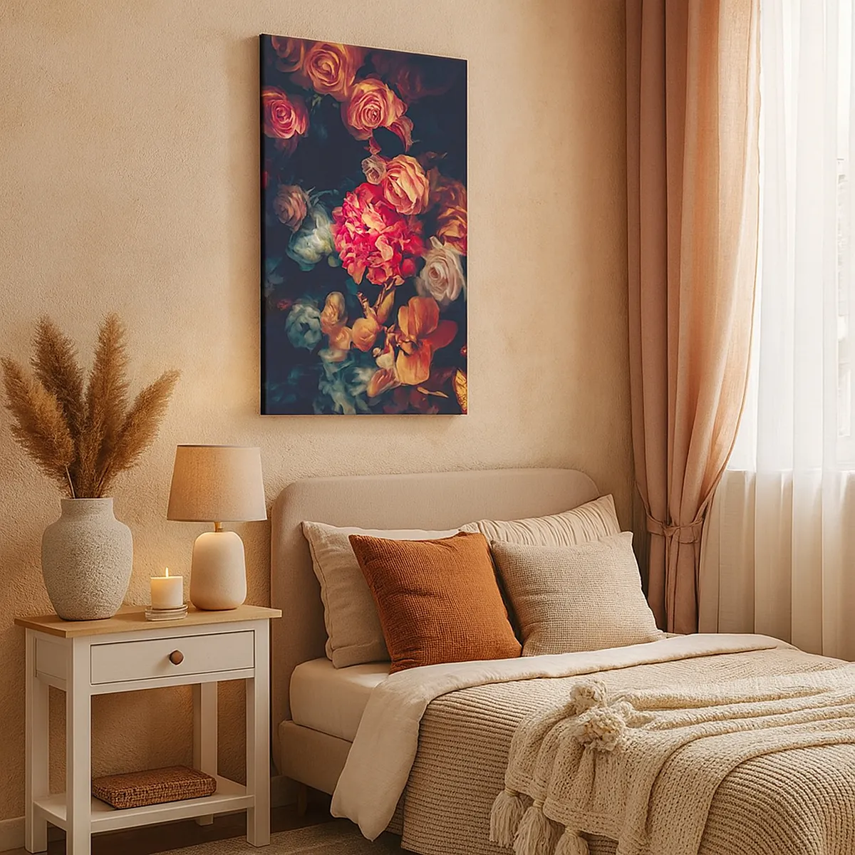 Bild auf Leinwand - Leinwandbild - Wie bei den holländischen Meistern - 45x80 cm