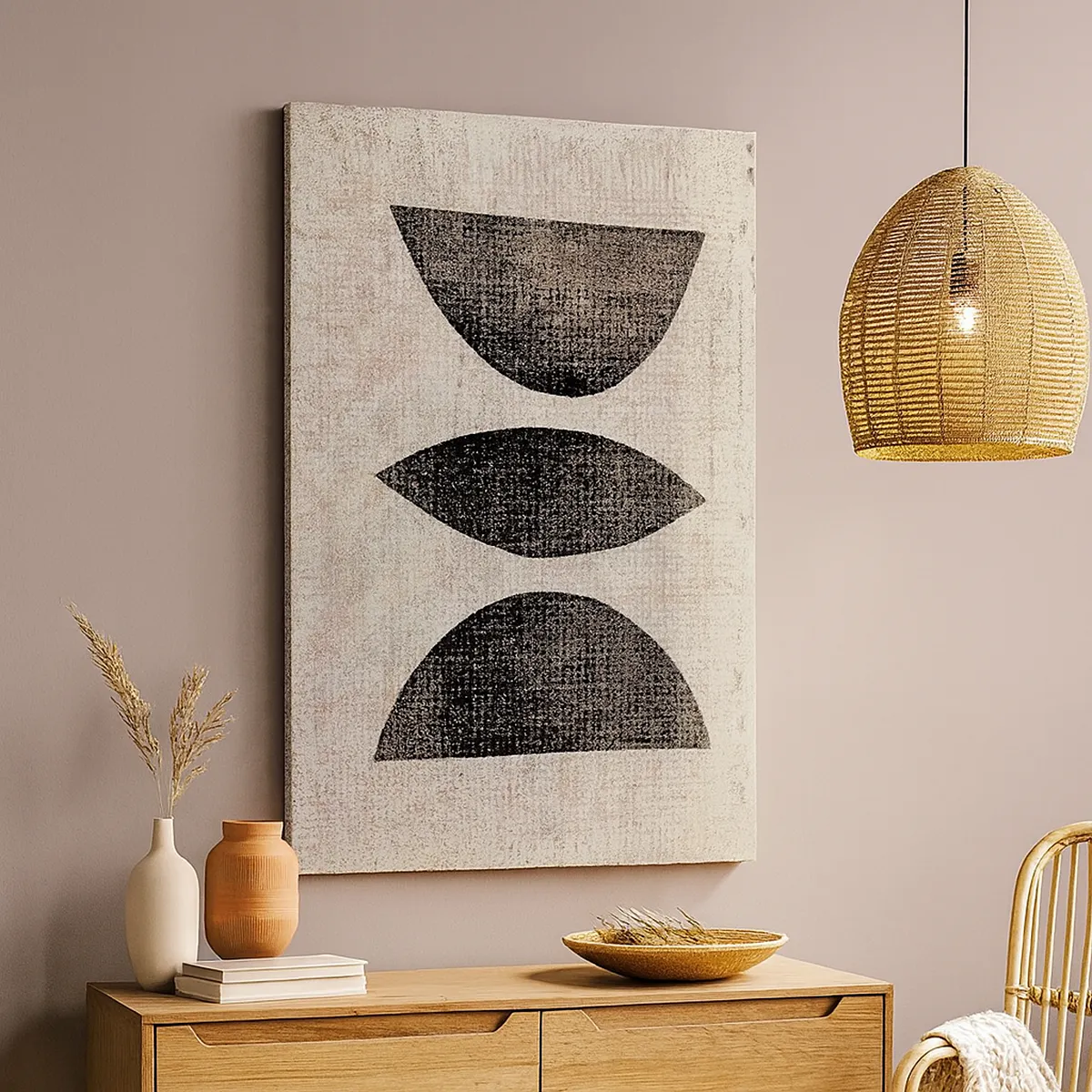 Obraz na plátne - Etnická abstrakcia - 70x100 cm