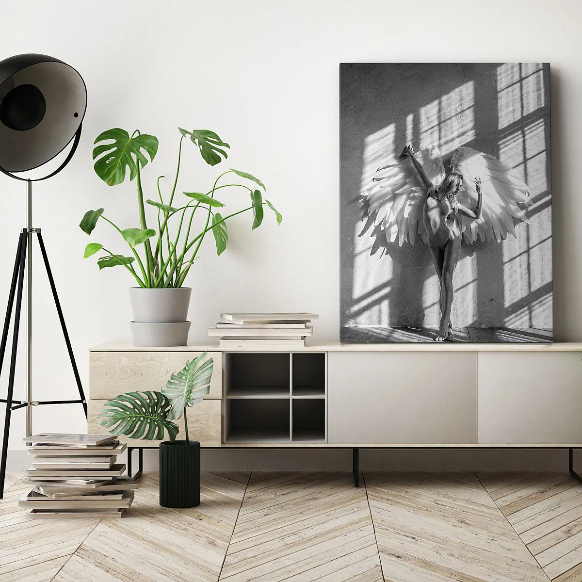 Schilderen op canvas - Recht uit de hemel - 70x100 cm