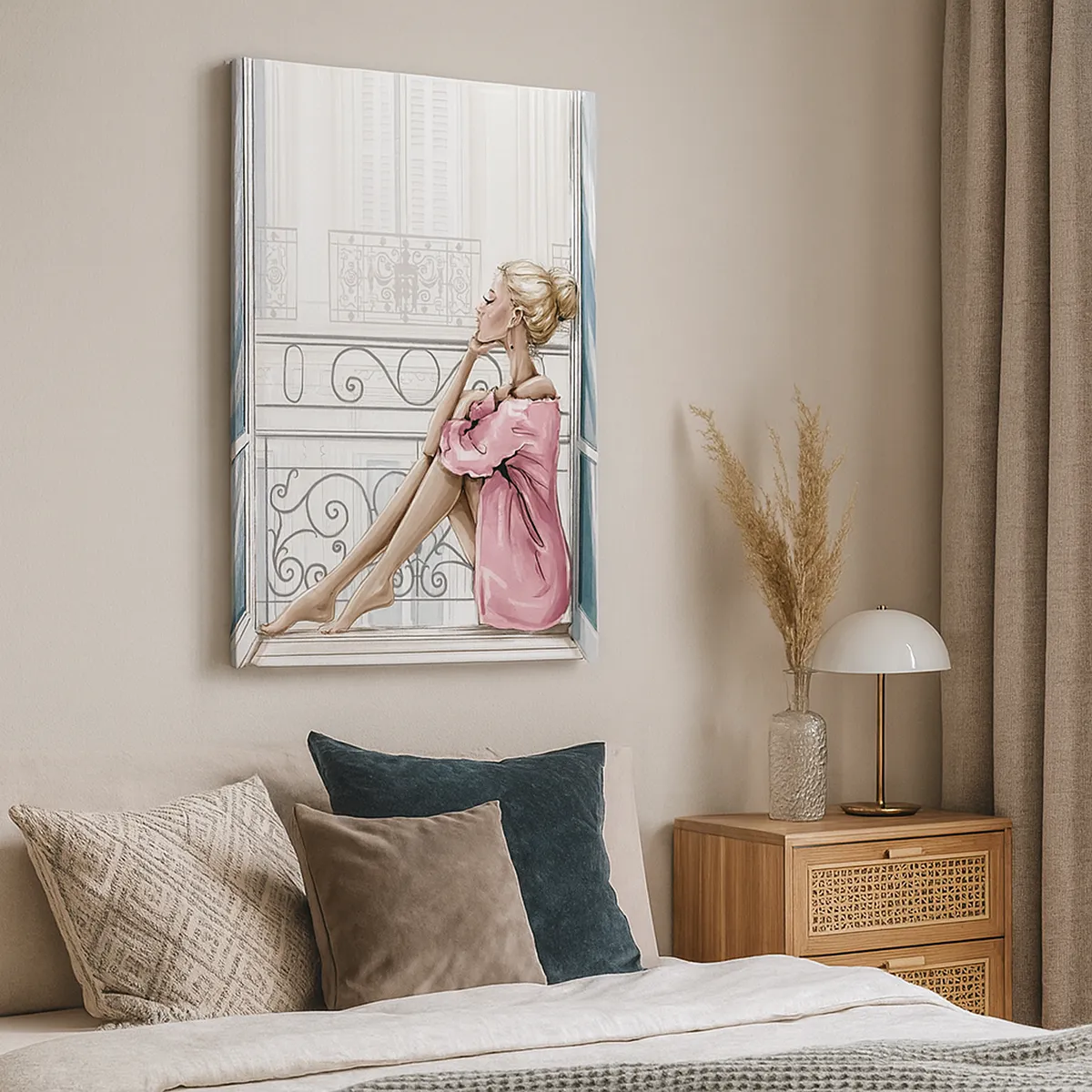 Tablou pe pânză Canvas - Dimineață pariziană - 50x70 cm