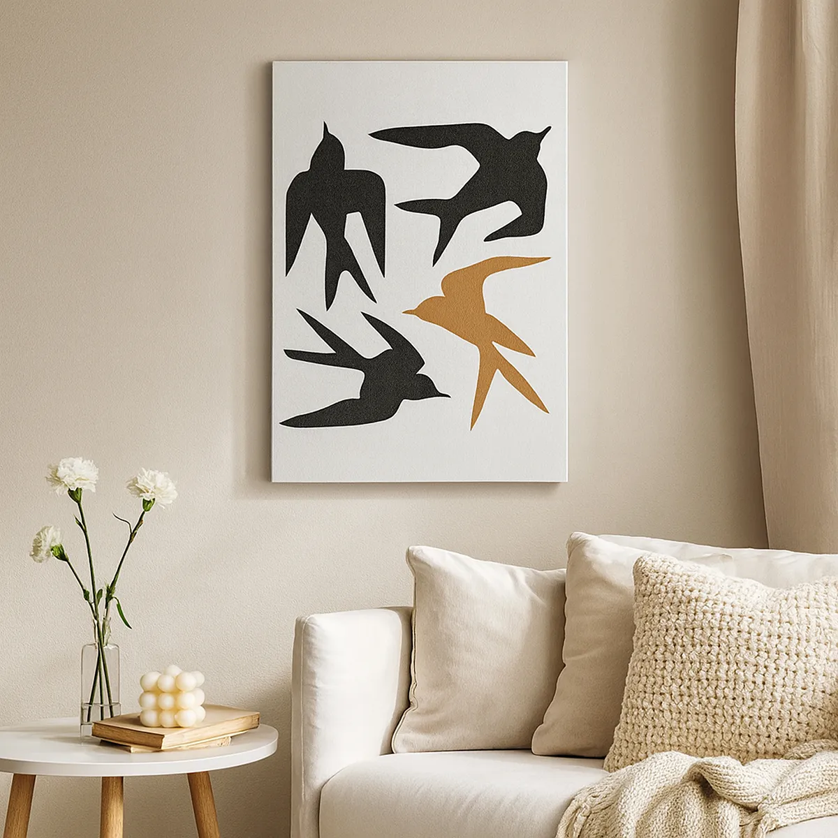 Impression sur toile - Image sur toile - Avaler du plaisir - 55x100 cm