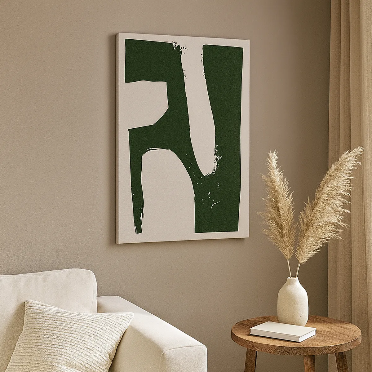 Bild auf Leinwand - Leinwandbild - Weiße Buchten - 65x120 cm