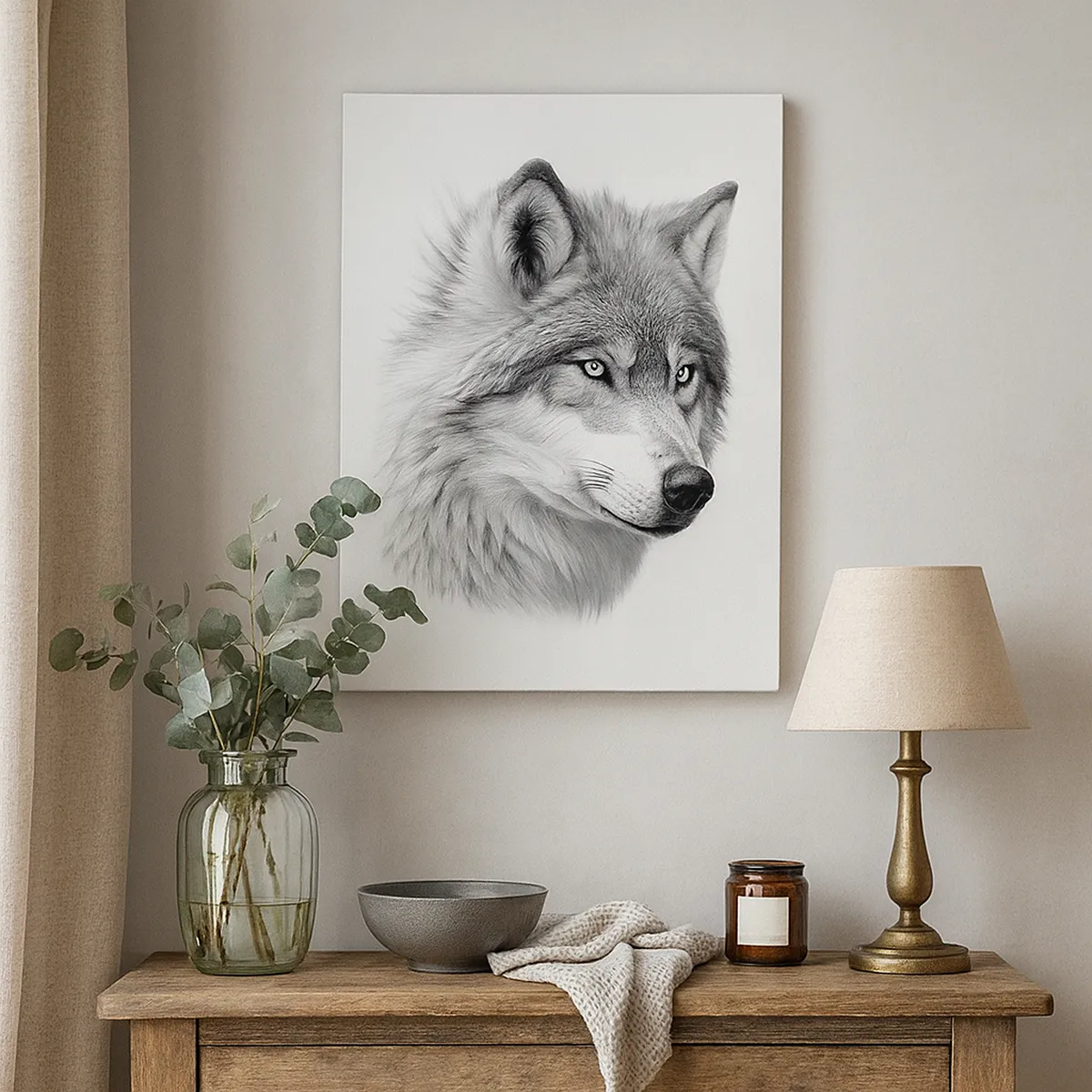 Impression sur toile - Image sur toile - Alpha – sans aucun doute - 65x120 cm