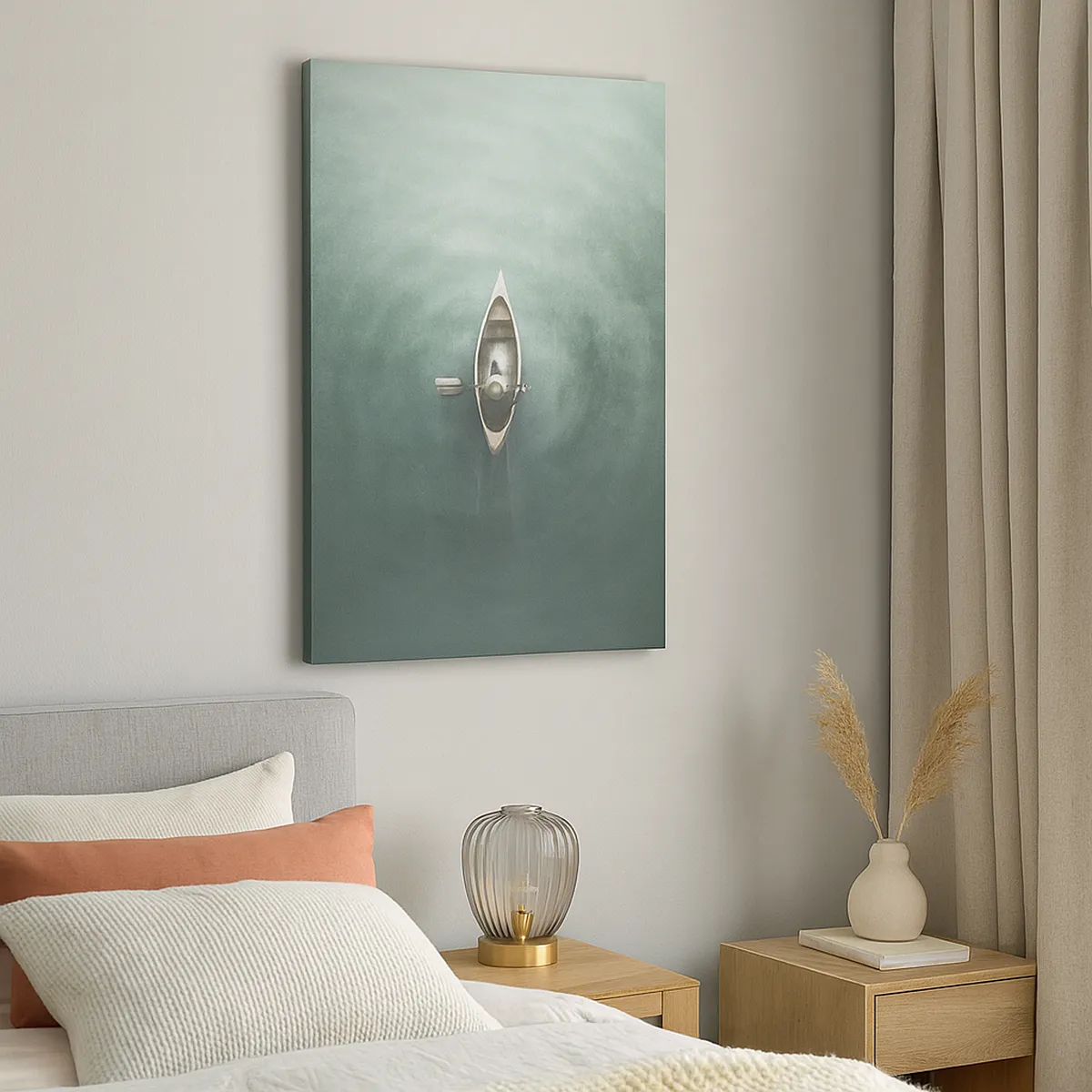 Schilderen op canvas - Door het maanmeer - 50x70 cm