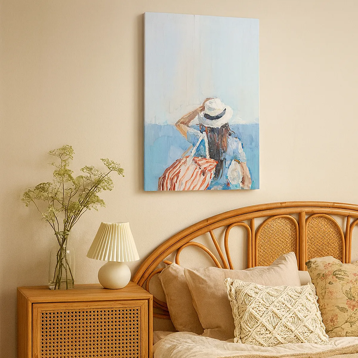 Obraz na plátně - Vítej na dovolené - 80x120 cm