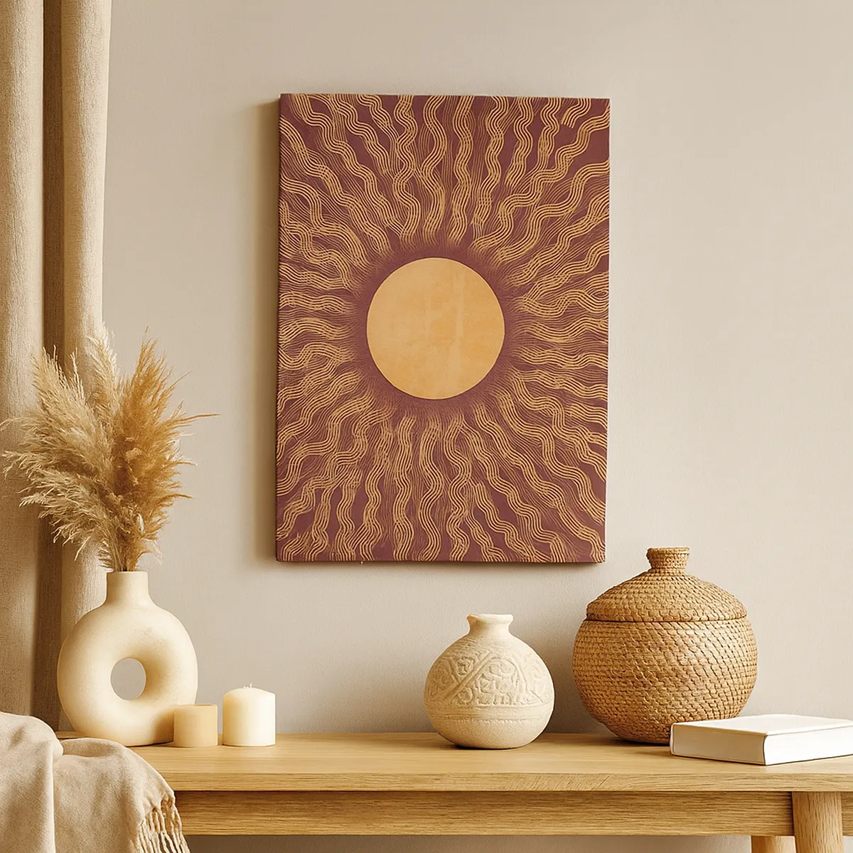 Tablou pe pânză - Icoana soarelui - 50x70 cm