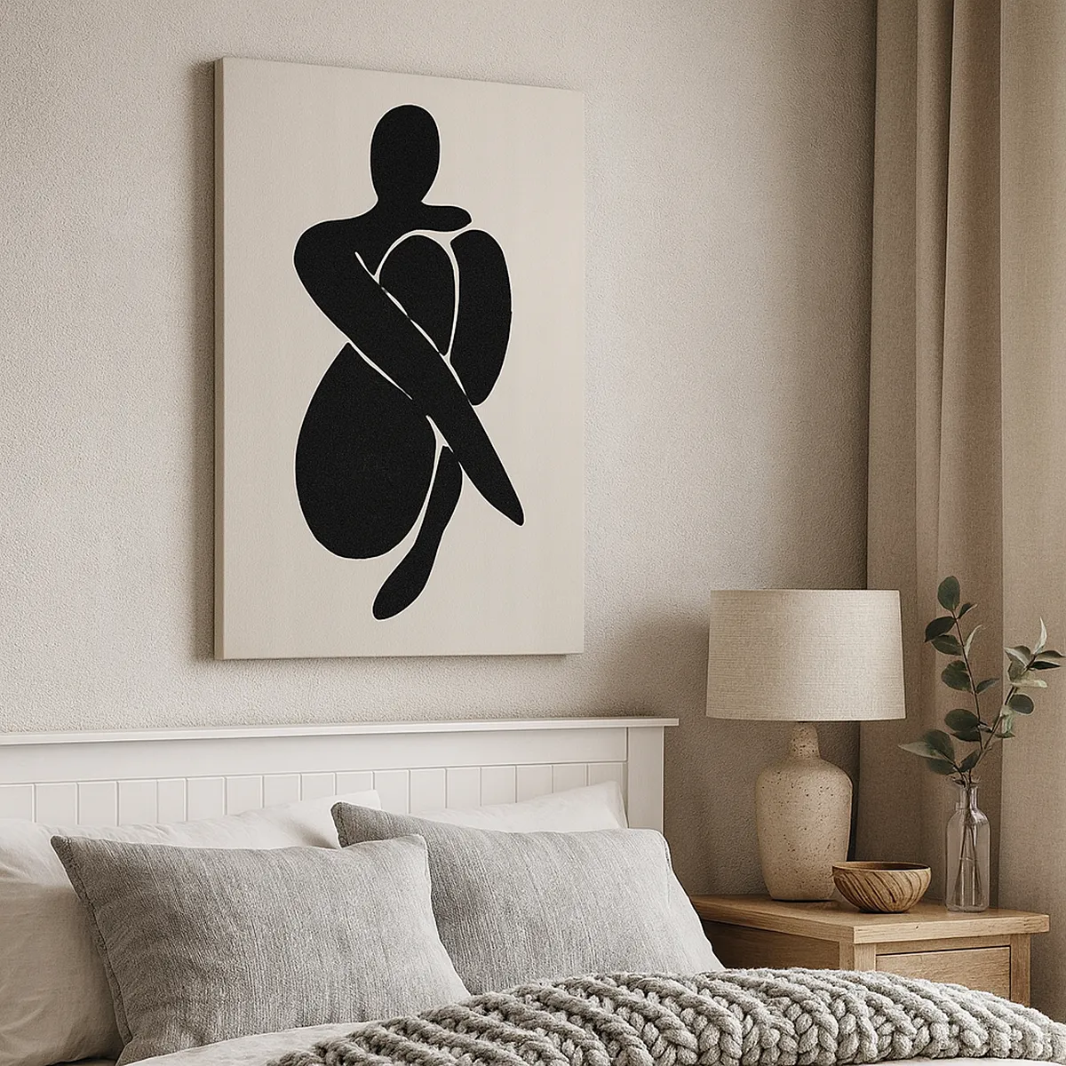 Obraz na plátne - Vo vlastnom objatí - 70x100 cm