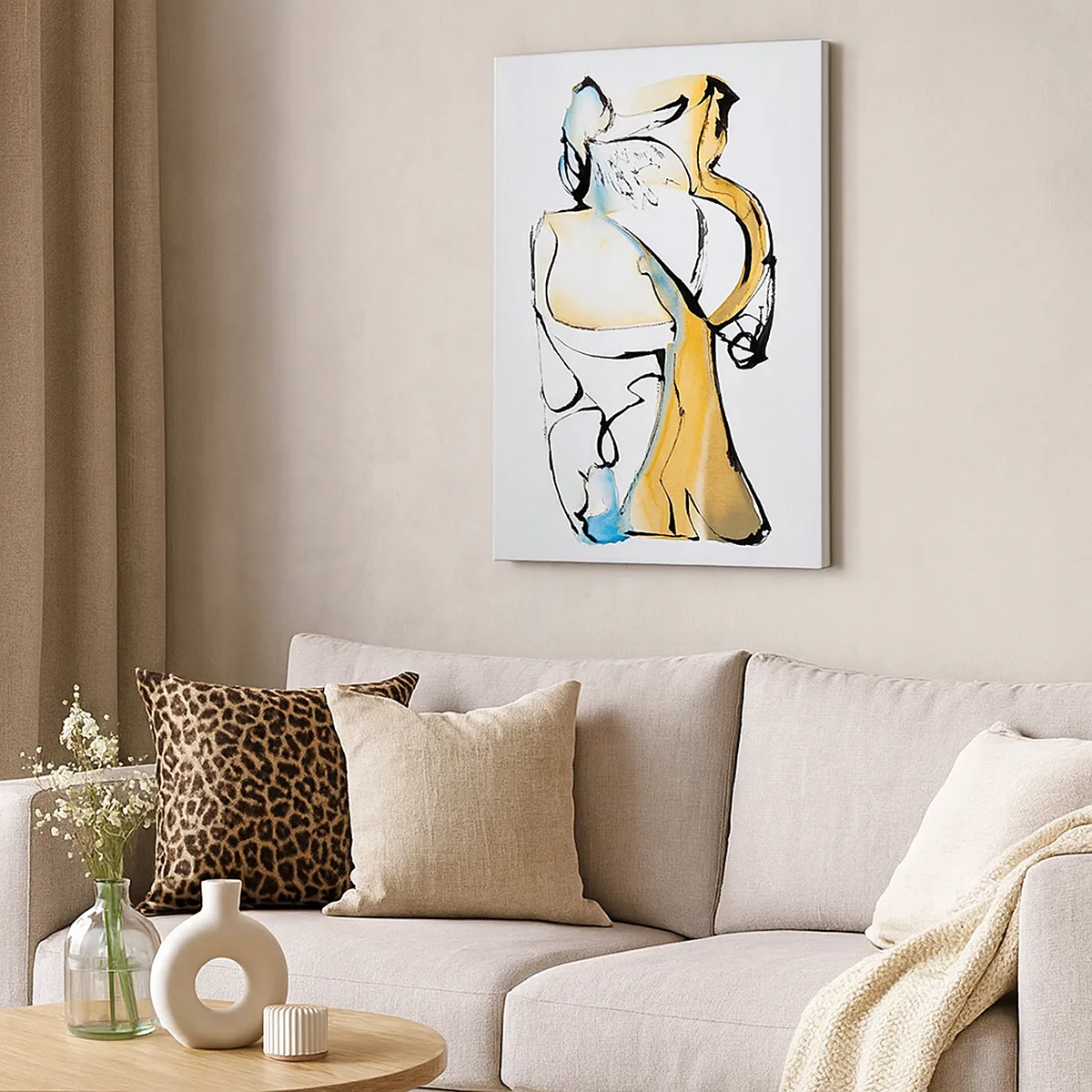 Tablou pe pânză - Abstracție de sticlă - 50x70 cm