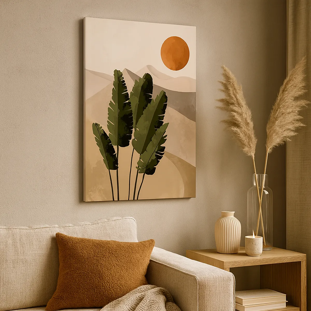 Lærredstryk - Billede på lærred - Livets triumf - 50x70 cm