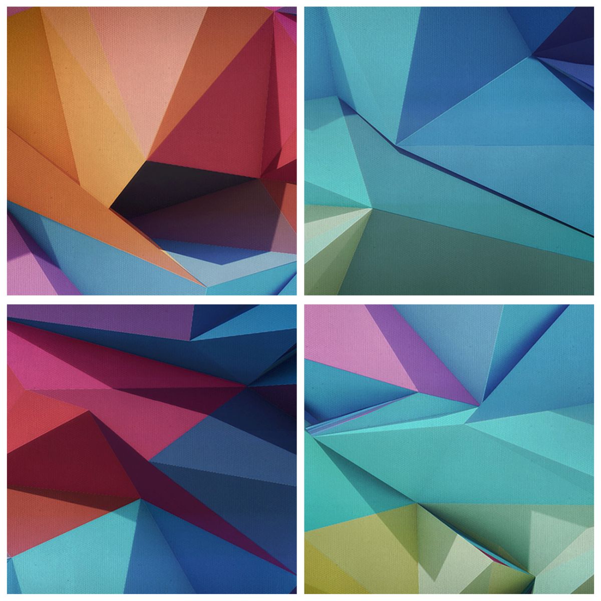 Quadro su tela 65x120 cm - Origami arcobaleno - Arttor - Negozio con  decorazioni da parete