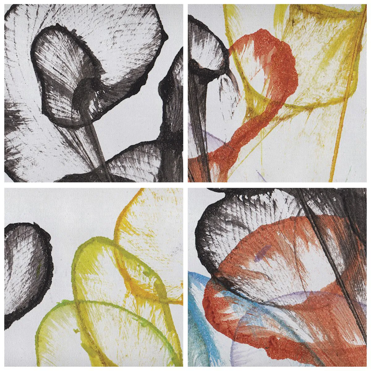 Canvas picture - Flowers with a Soul - 30x30 cm