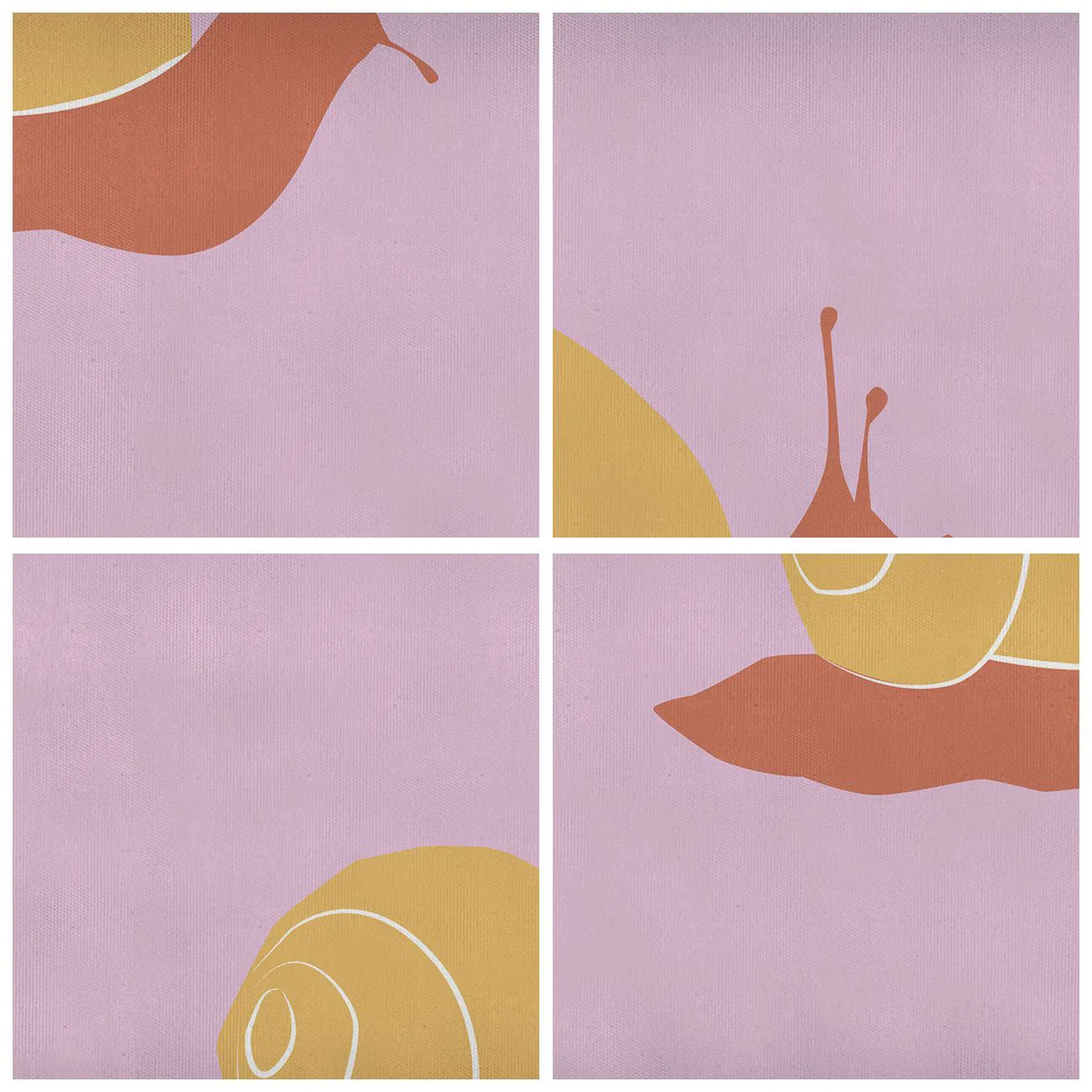 Schilderen op canvas - Er is geen haast - 55x100 cm