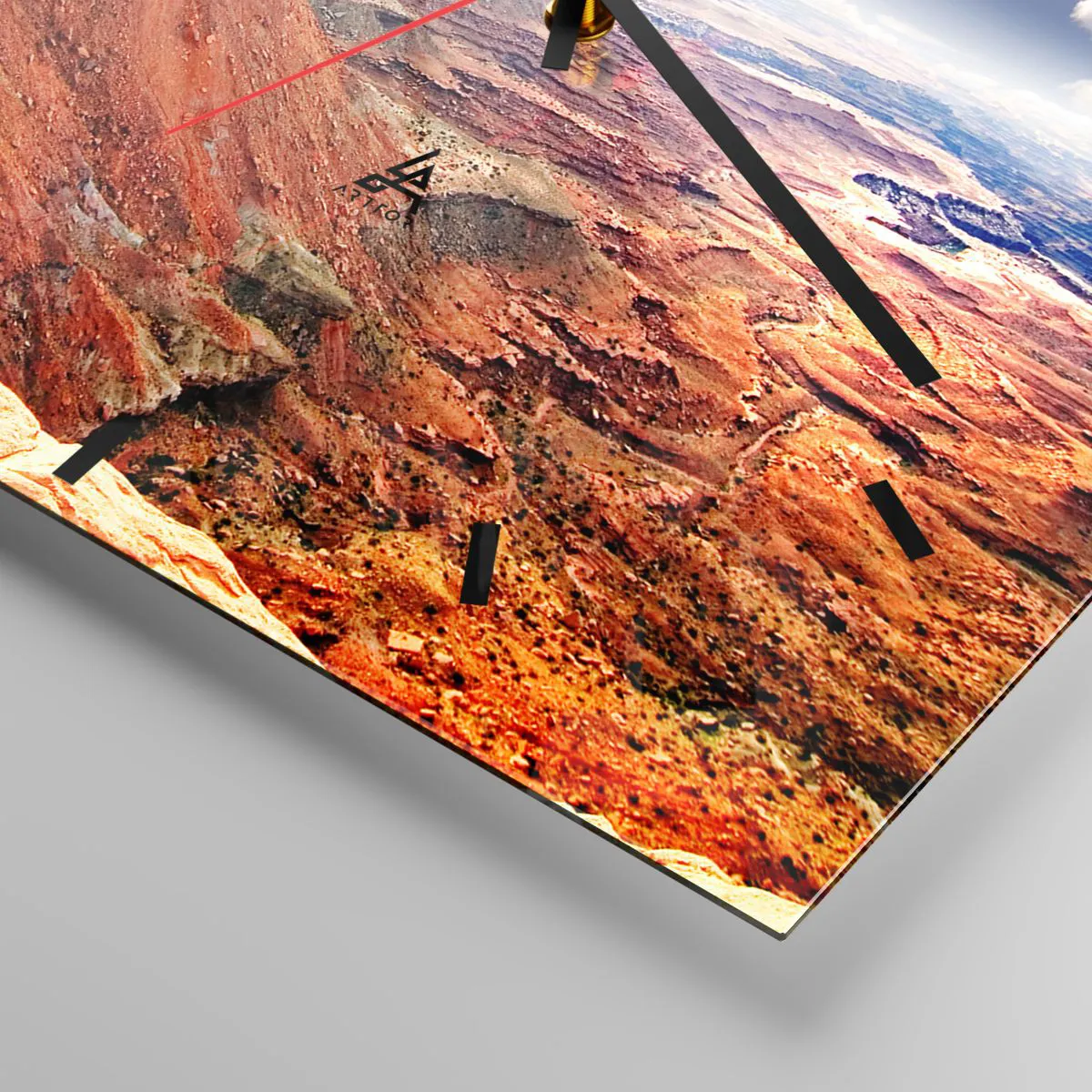 Nástenné hodiny - Vytesané samotnou prírodou - 30x30 cm