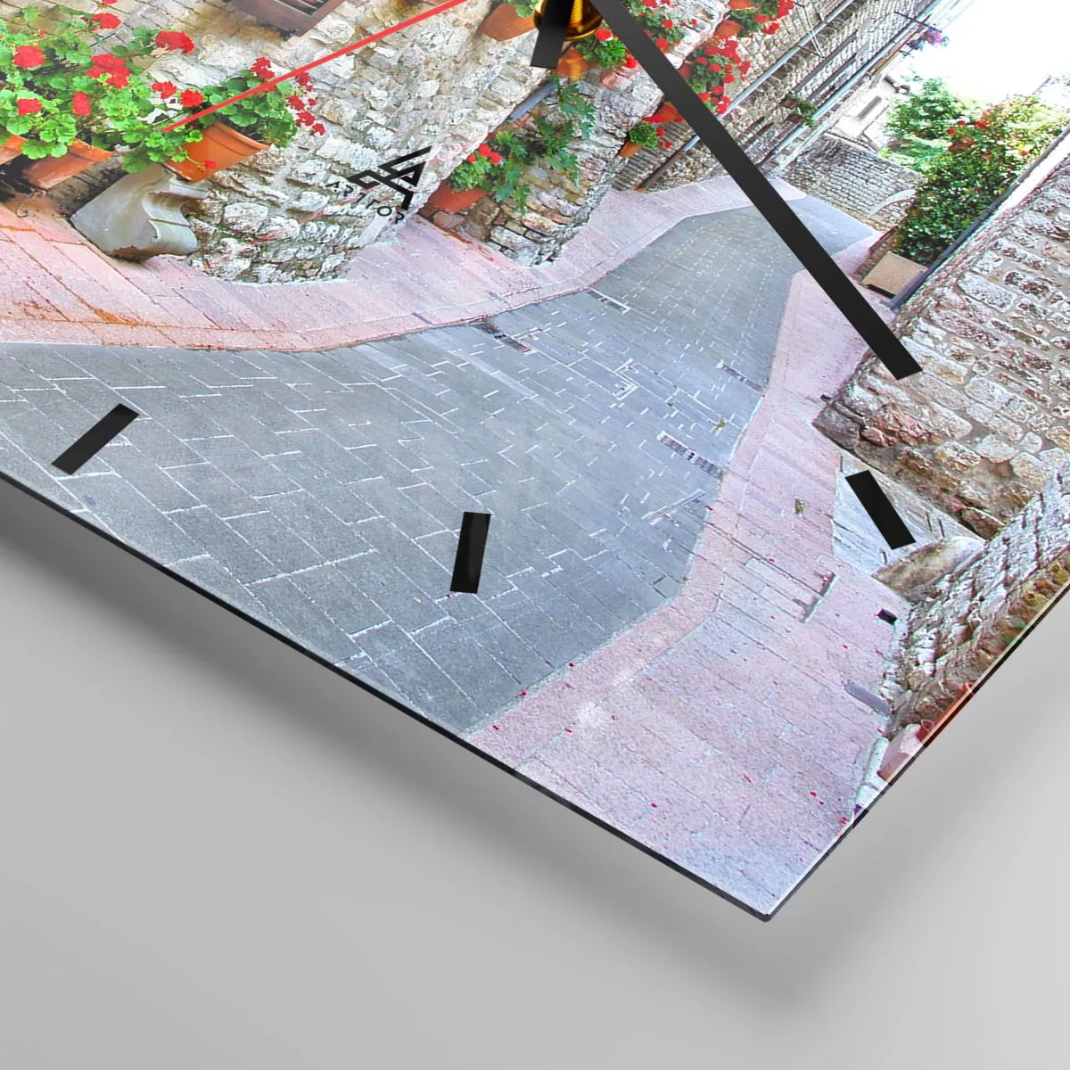 Nástěnné hodiny - Italská atmosféra - 30x30 cm