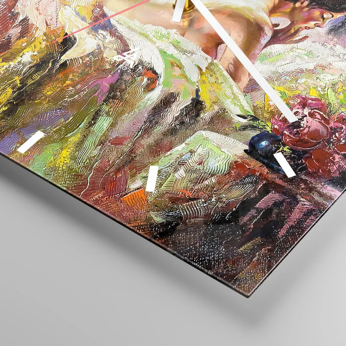 Horloge murale - Pendule murale - Vénus en pensée - 40x40 cm