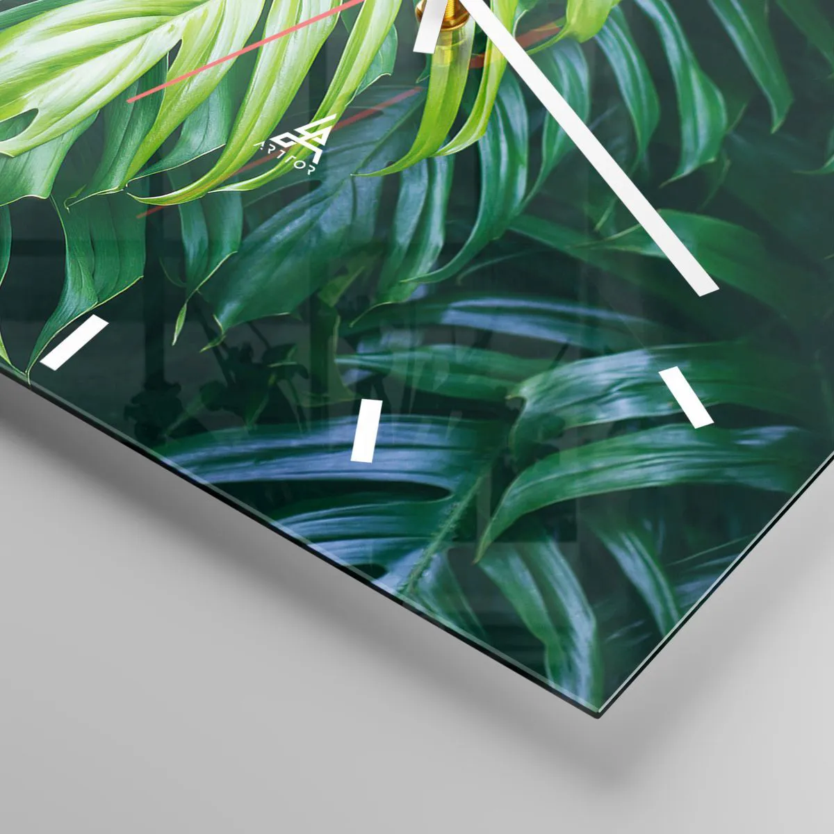 Horloge murale - Pendule murale - Immergez-vous dans la fraîcheur - 40x40 cm