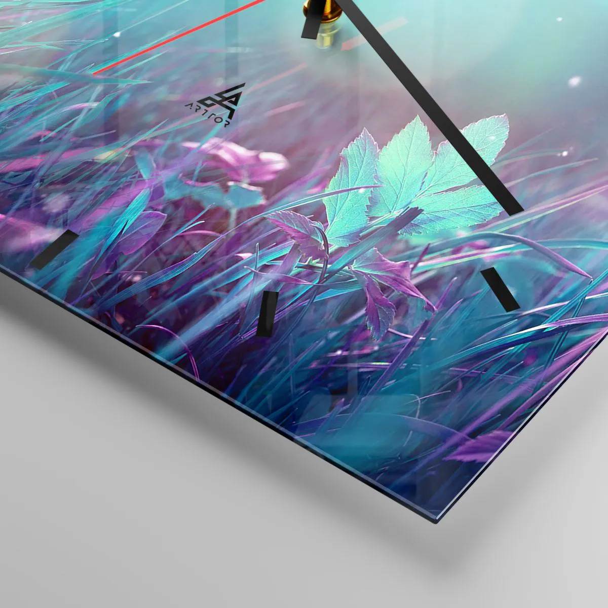 Wandklok - Klok - Het geheime leven van de weide - 30x30 cm