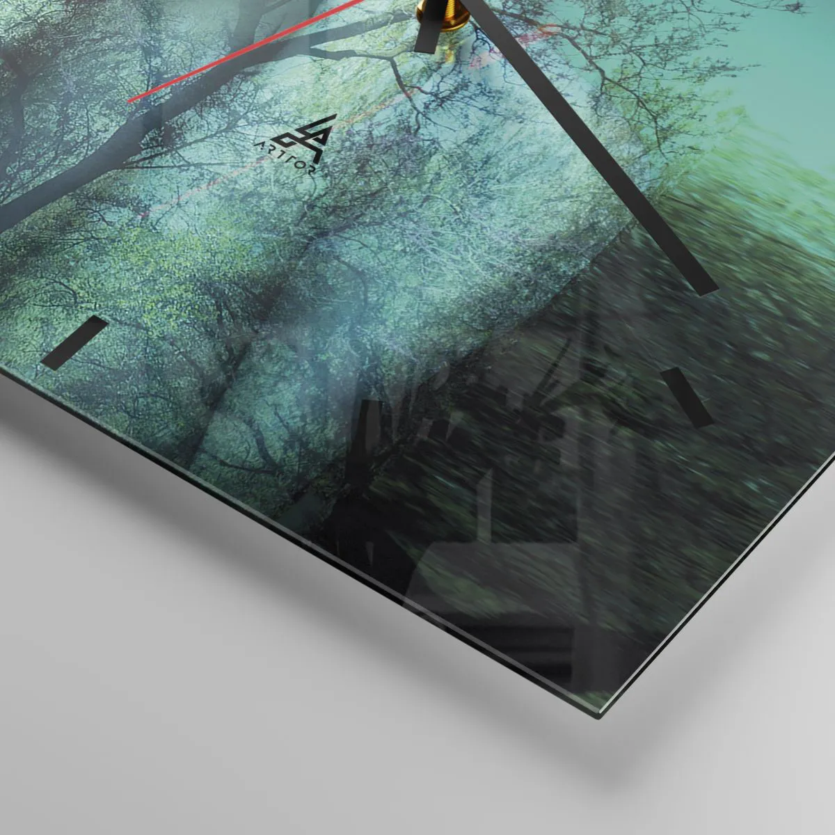 Falióra, Óra - Kékbe merítve - 30x30 cm