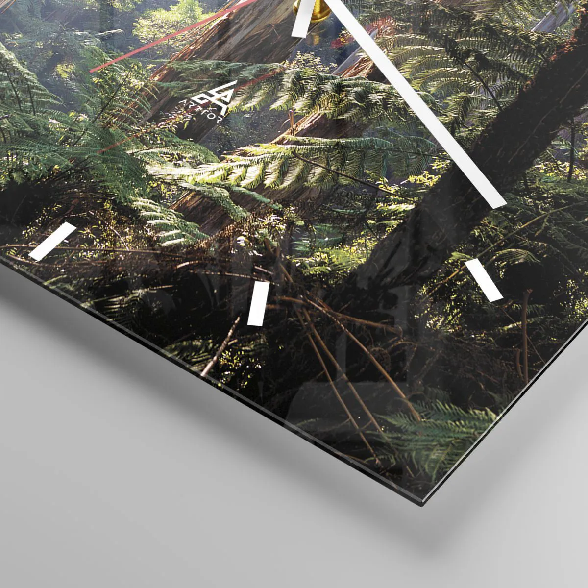 Zegar ścienny - Baśń lasu - 40x40 cm