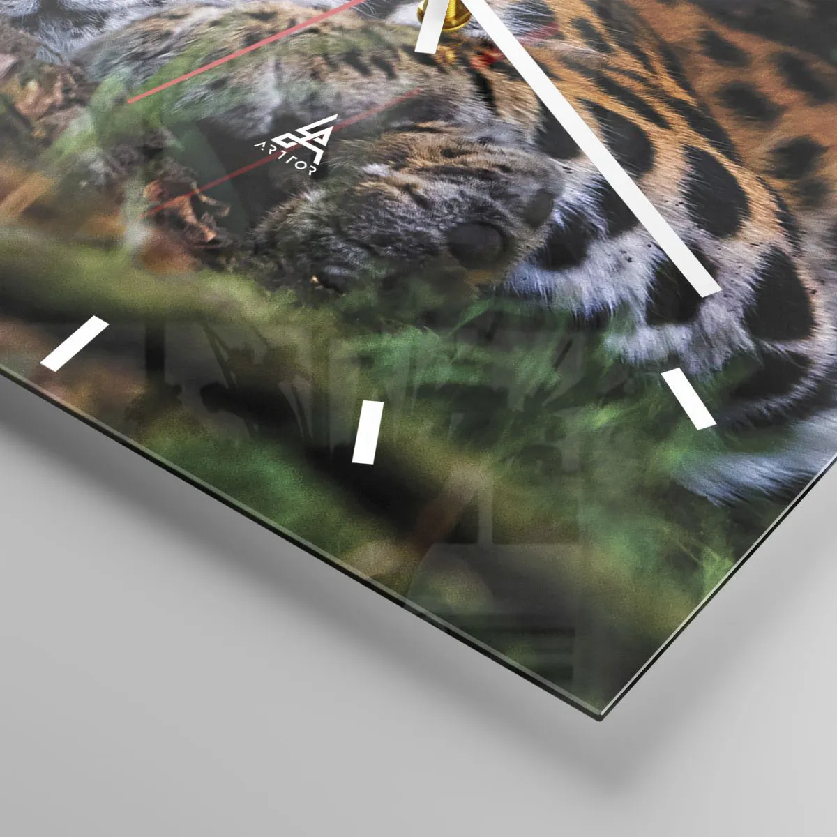 Ceas de perete - Ceas pe sticlă - Să ai încredere în mine - 40x40 cm