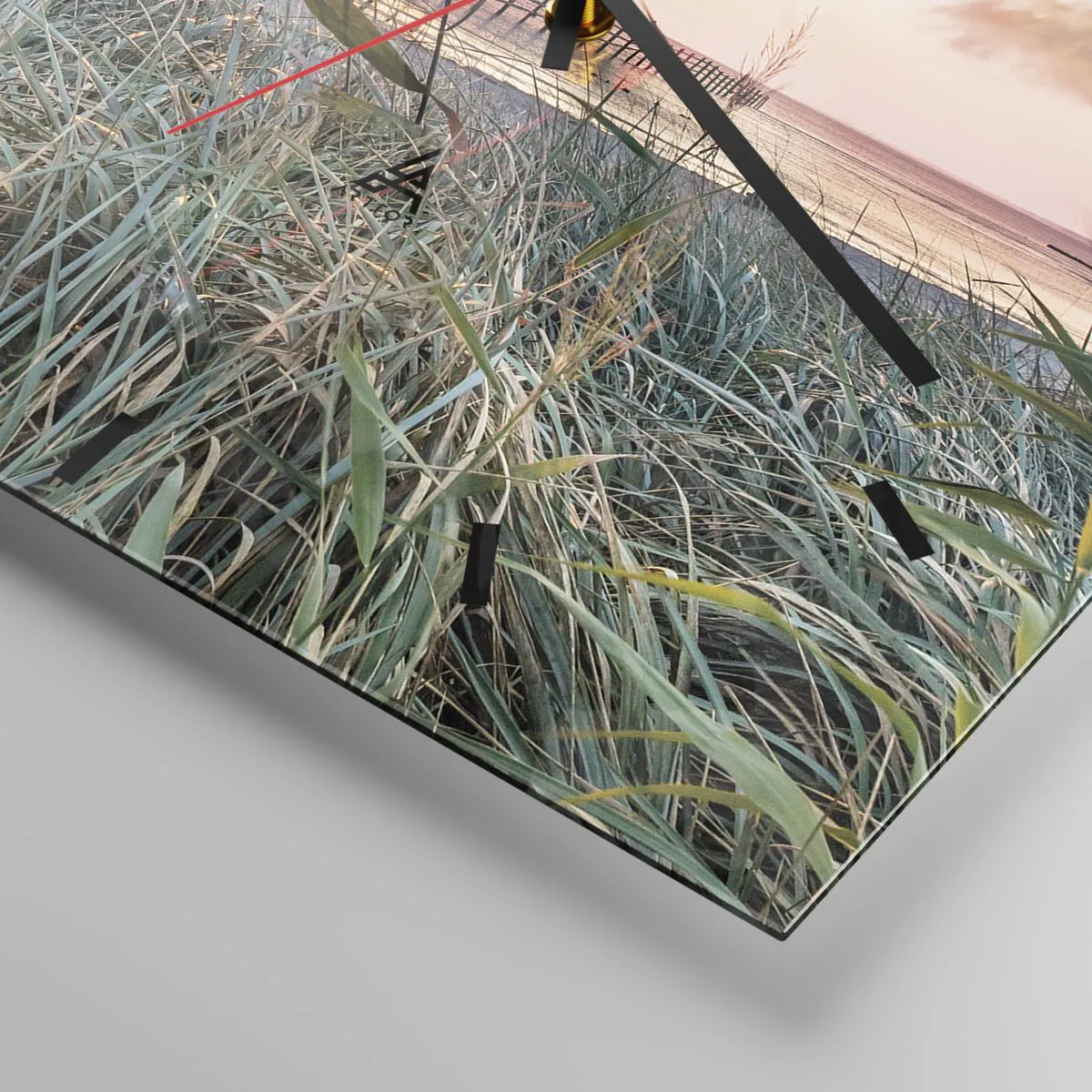 Wall clock - Clock on glass - Not Gone with the Wind - 40x40 cm