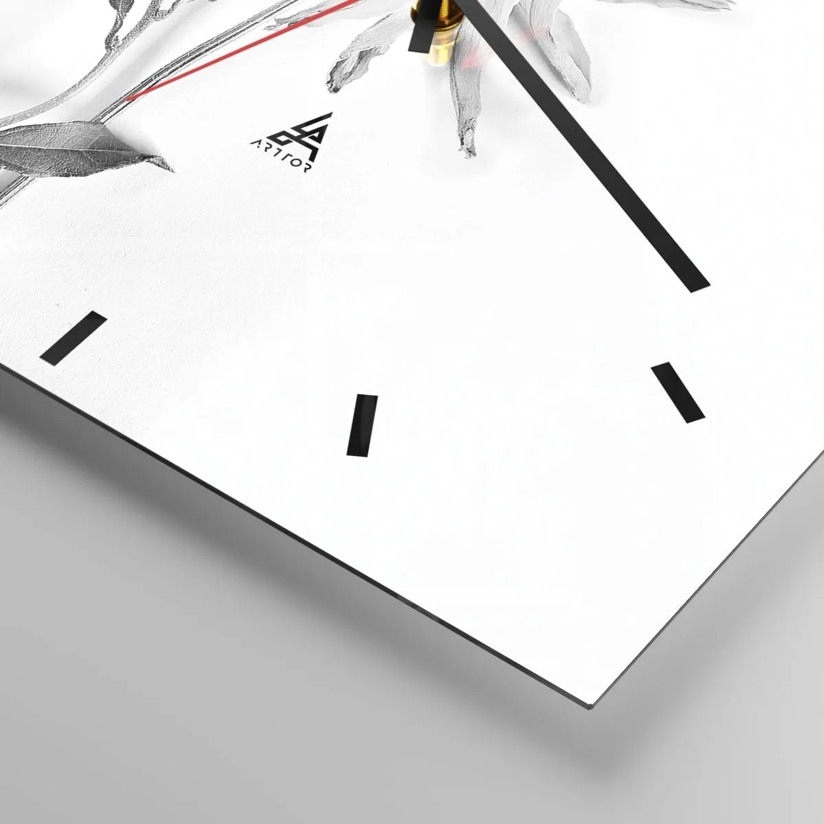 Nástenné hodiny - Nikto nechce byť sám - 40x40 cm