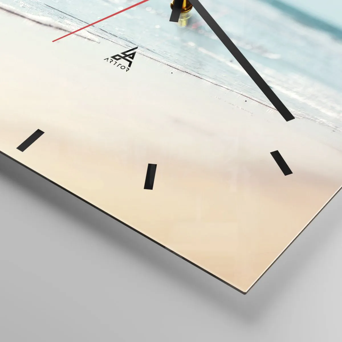 Nástěnné hodiny - Teplo a hluk - 40x40 cm