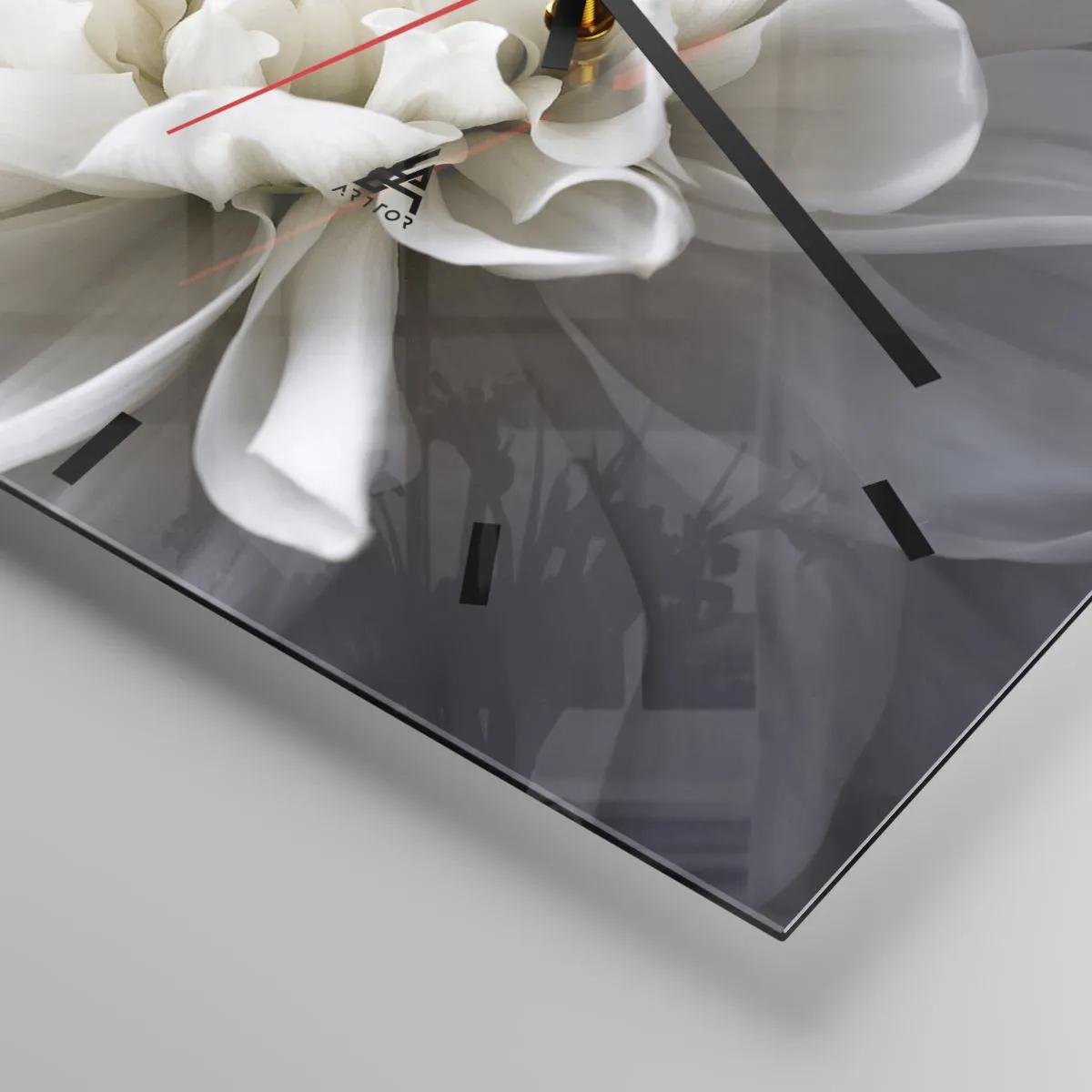 Wanduhr - Glasuhr - Der Morgen der Braut - 40x40 cm