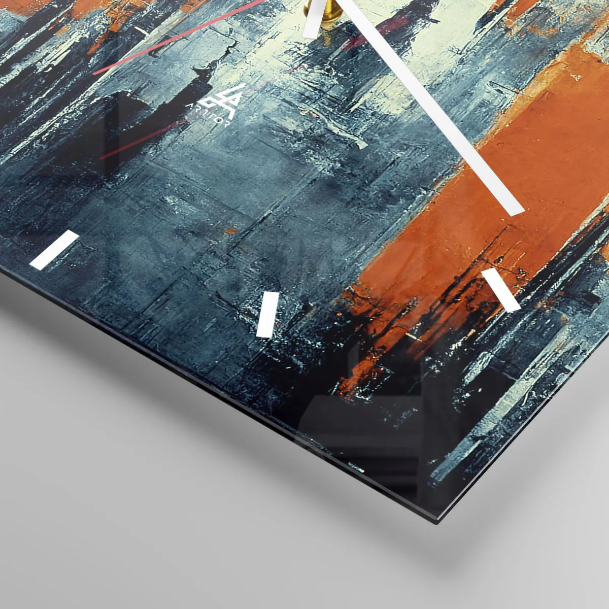 Falióra, Óra - Kortárs tájkép - 40x40 cm