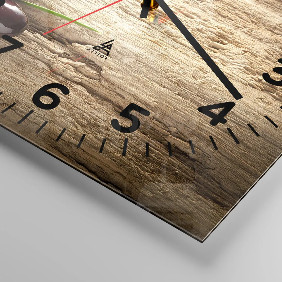 Nástěnné hodiny - Přímo od přírody - 40x40 cm