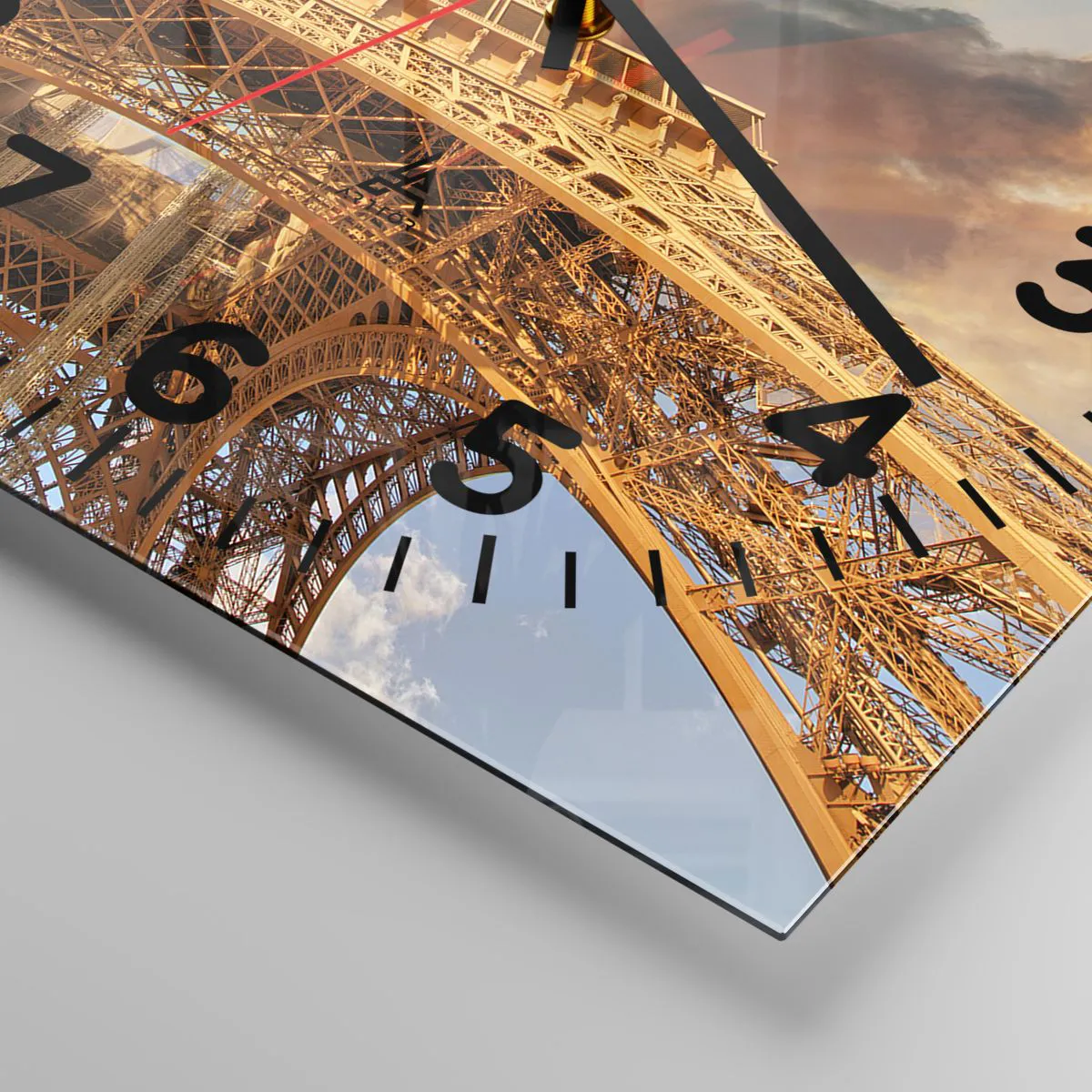 Wandklok - Klok - Hoe de mensheid de hemel bereikte - 30x30 cm