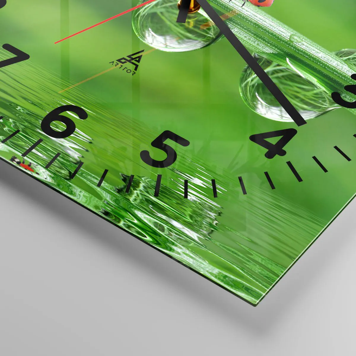 Zegar ścienny - W drodze całe lato - 40x40 cm