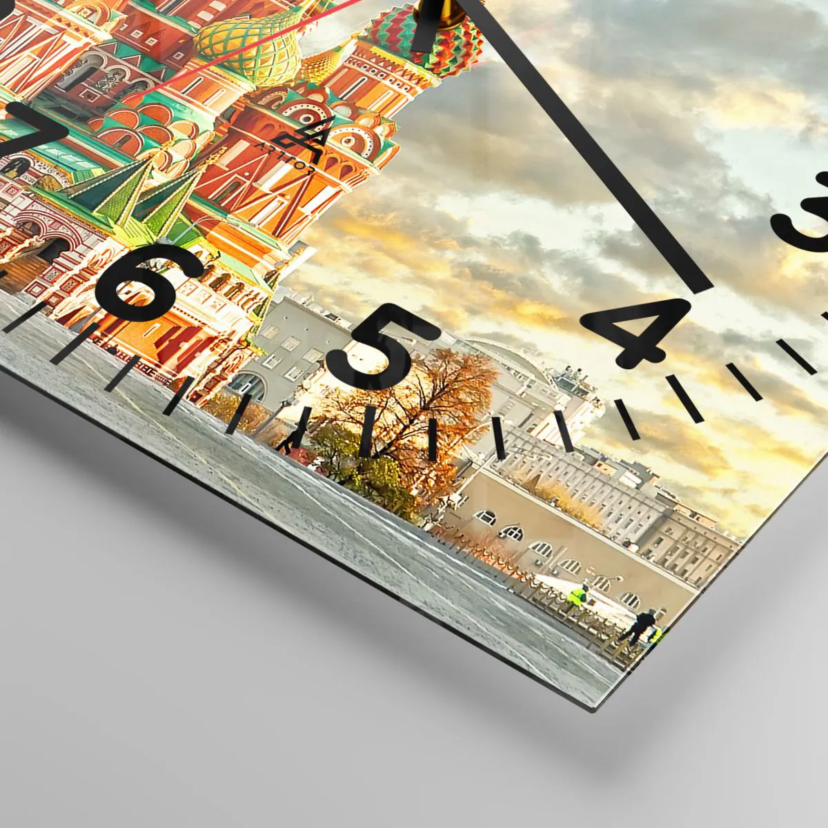 Wanduhr - Glasuhr - Selbst Disney würde nicht darauf kommen - 40x40 cm