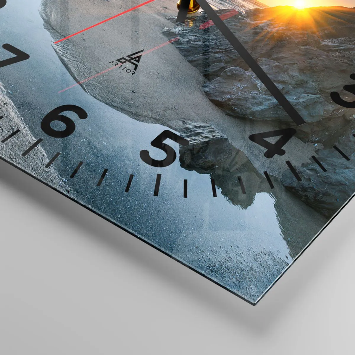 Falióra, Óra - Az emberi kéz által nem érintett - 30x30 cm