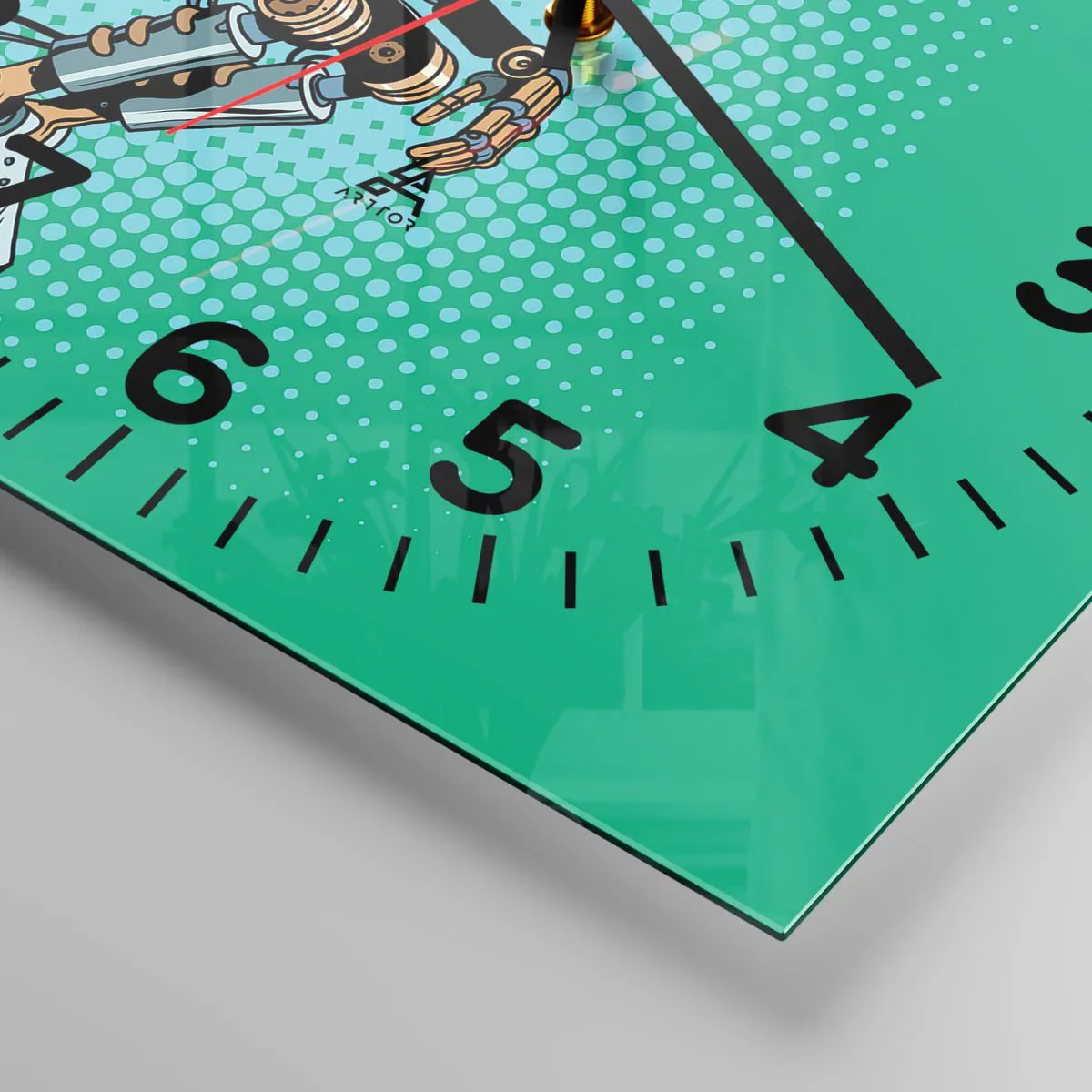 Vægur, Uret - Over essensen af at være - 30x30 cm