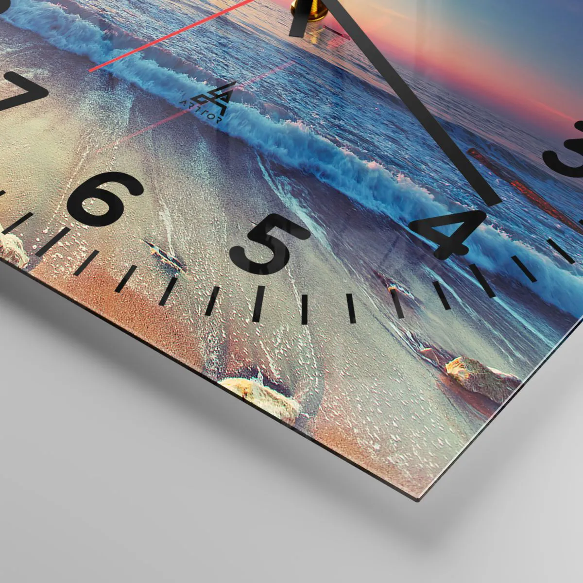 Zegar ścienny - A co za horyzontem? - 30x30 cm