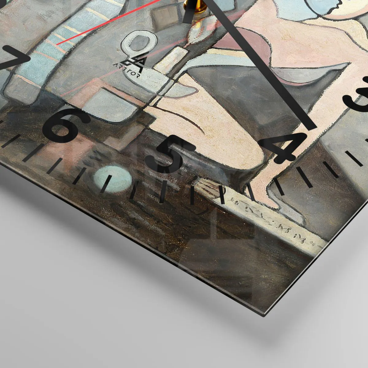 Zegar ścienny - Mozaika ducha i materii - 30x30 cm