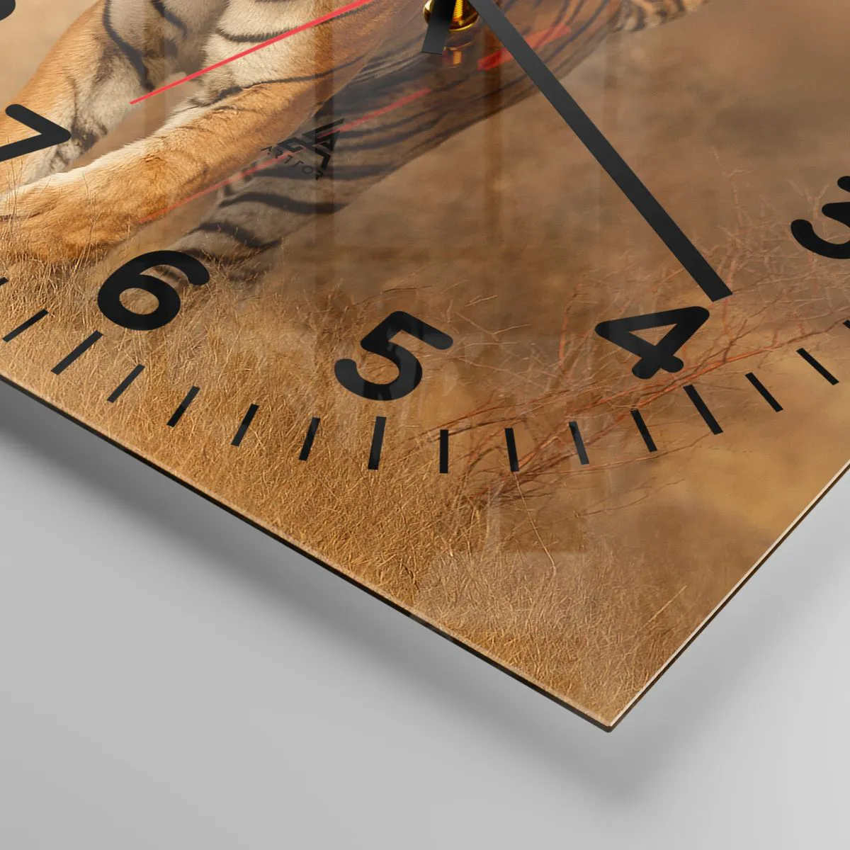 Zegar ścienny - Przed atakiem - 40x40 cm