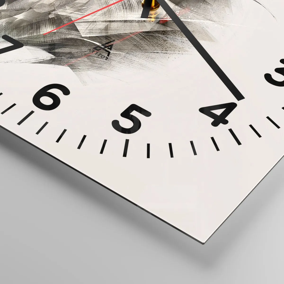 Zegar ścienny - Już wiesz, kto rządzi - 30x30 cm