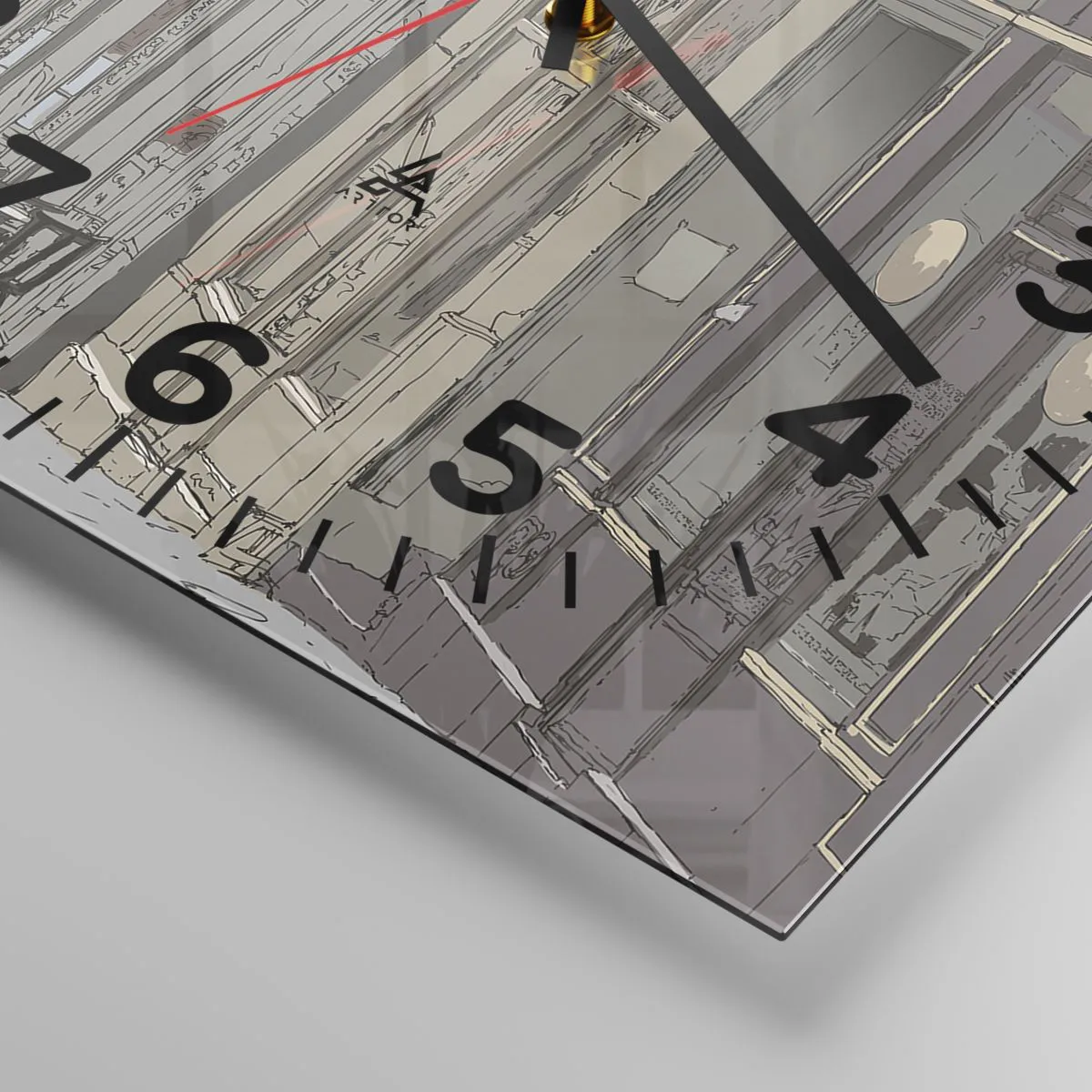 Falióra, Óra - Városi örömök - 30x30 cm